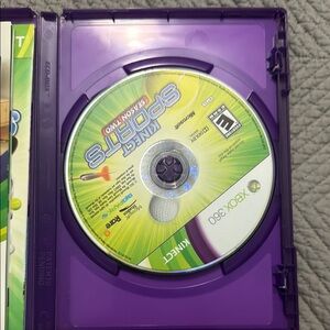 Microsoft Kinect Sports Xbox 360 - Purple and Yellow